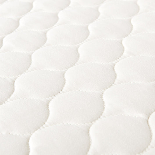 Whisper Organics Organic Cotton Quilted Mattress Pad – detail view
