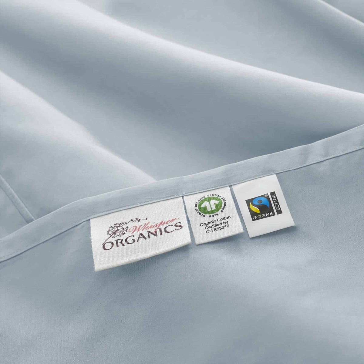 Whisper Organics 500 TC Organic Sateen Sheet Set – product photo