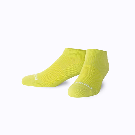 Comrad Ankle Compression Socks, Neon – front view