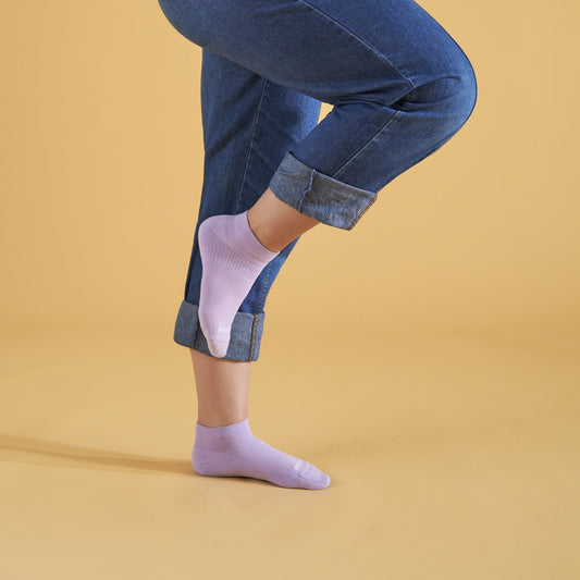 Comrad Ankle Compression Socks, Lavender – product photo