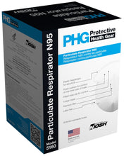 Load image into Gallery viewer, PHG N95 Particulate Respirator (20 Masks) - DMB Supply