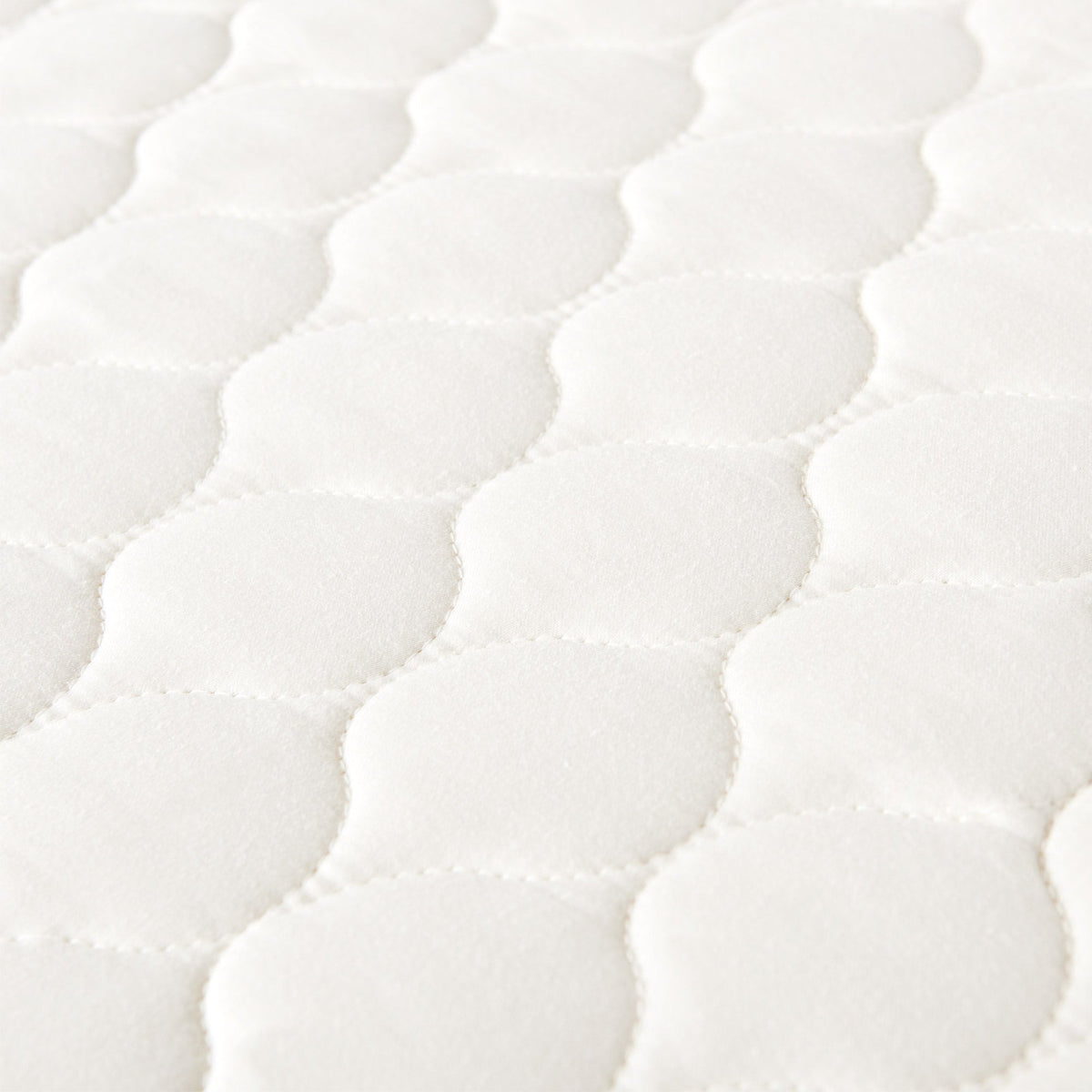 Whisper Organics Organic Cotton Quilted Mattress Pad – detail view