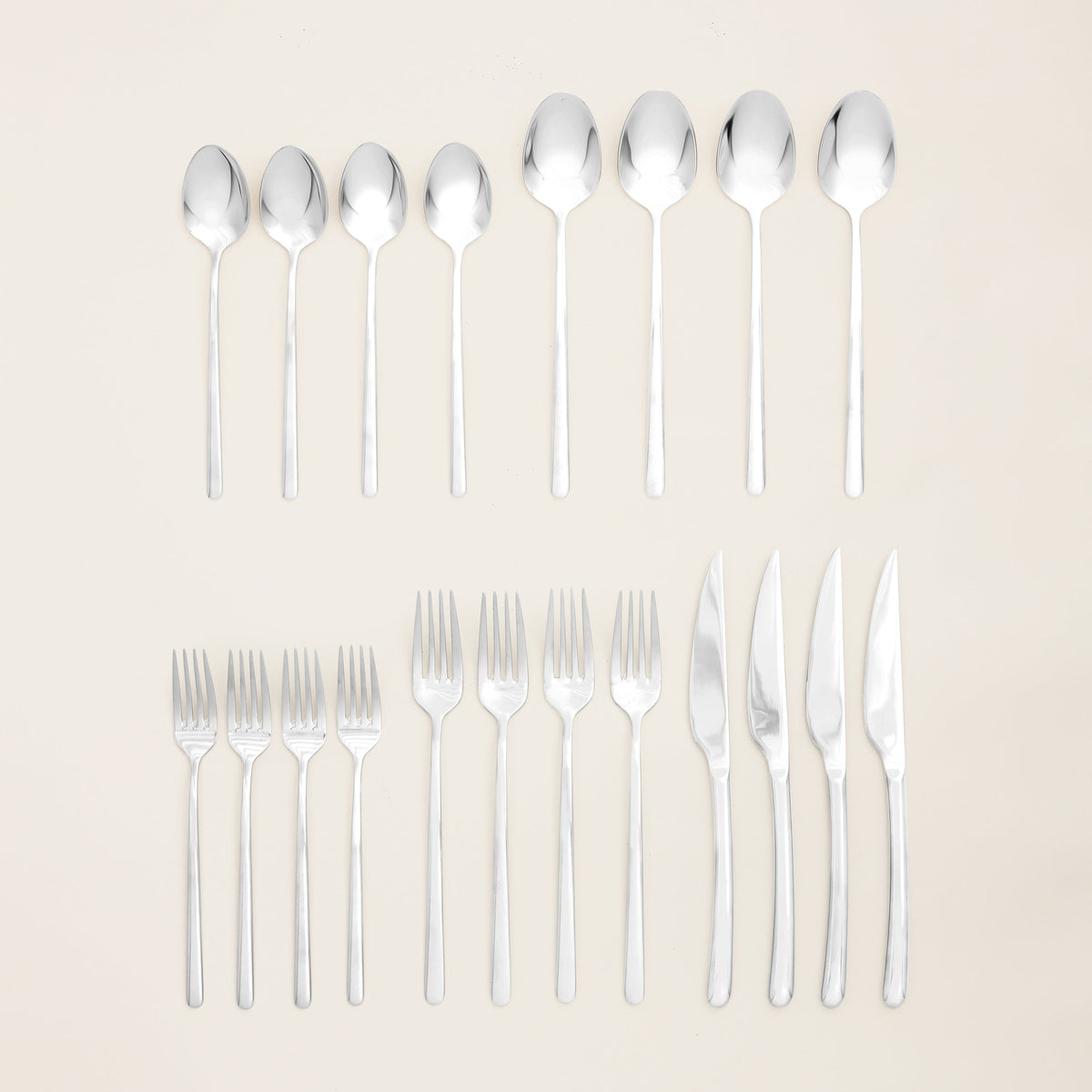 Italic Emilia Mirror 20-Piece Flatware Set – product photo