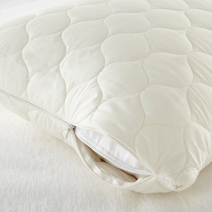 Whisper Organics Organic Cotton Quilted Pillow Protector – product photo