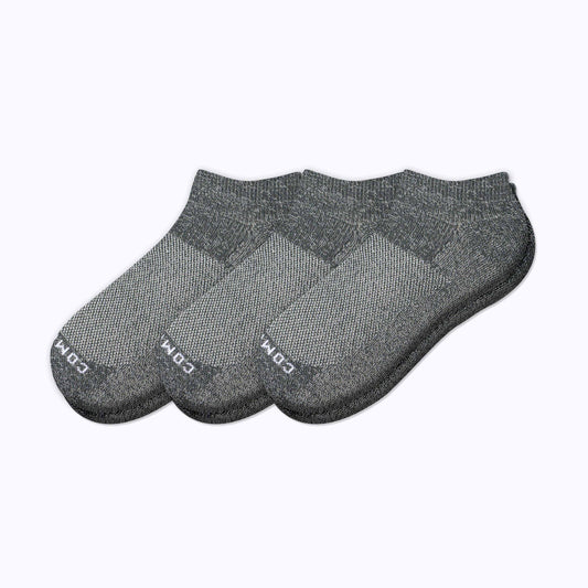 Comrad Ankle Compression Socks, 3 Pack, Charcoal – product photo