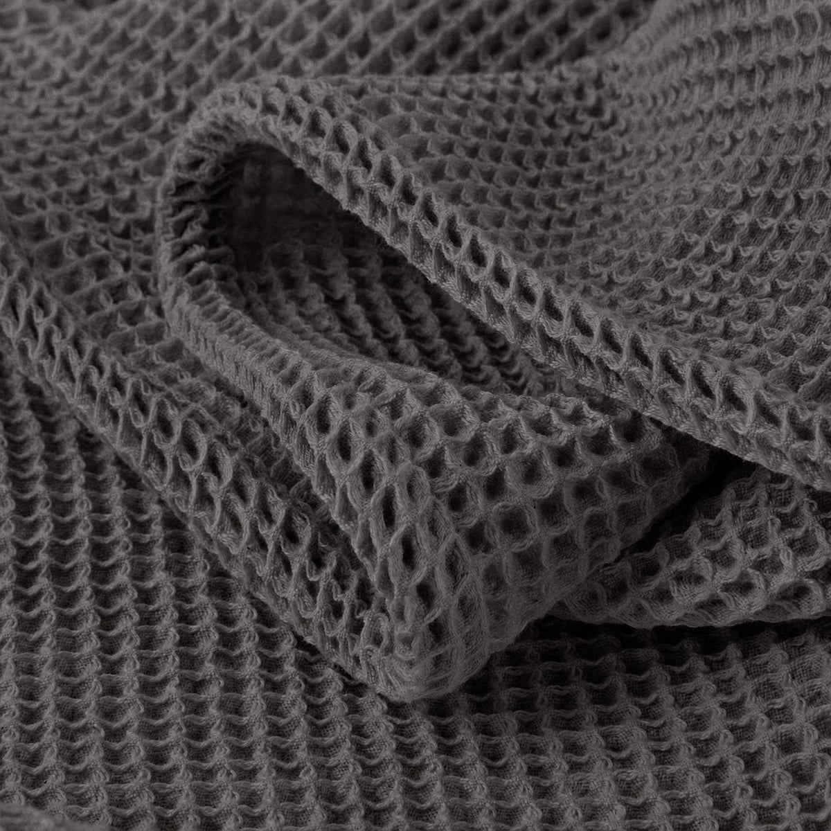 Whisper Organics Organic Cotton Waffle Knit Blanket – product photo