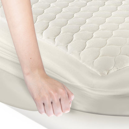 Whisper Organics Organic Cotton Quilted Mattress Pad – product photo