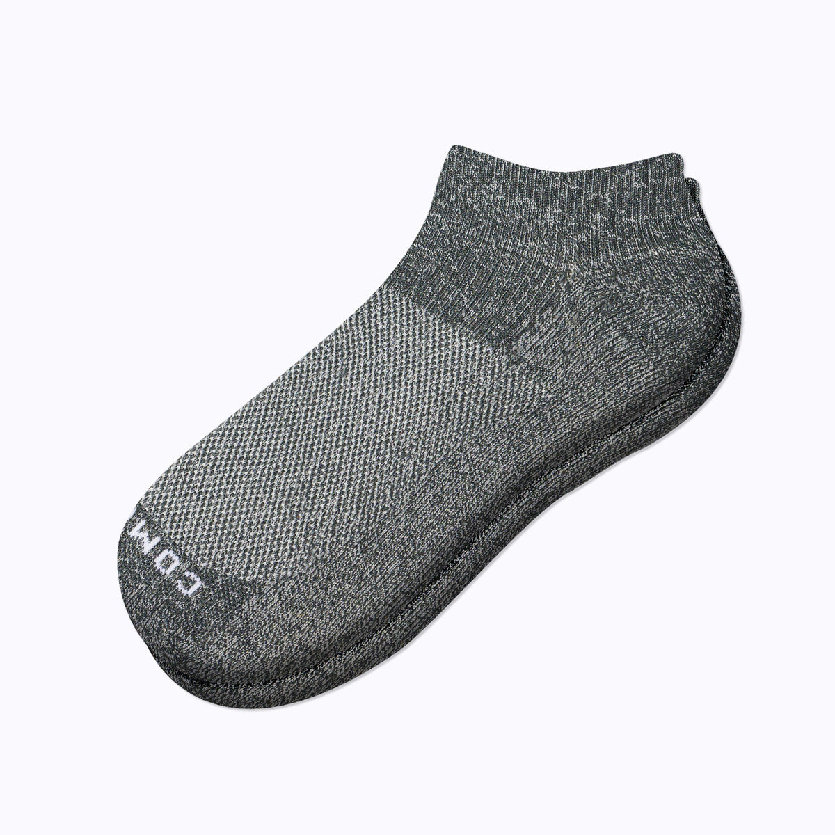 Comrad Ankle Compression Socks, Charcoal – flat lay