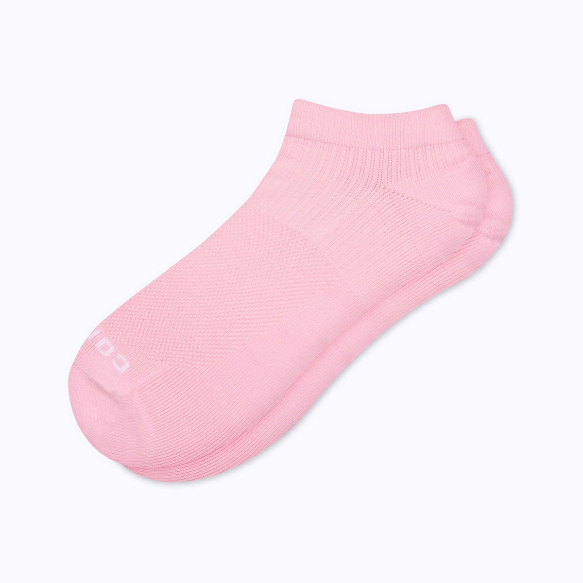Comrad Ankle Compression Socks, Pink – flat lay