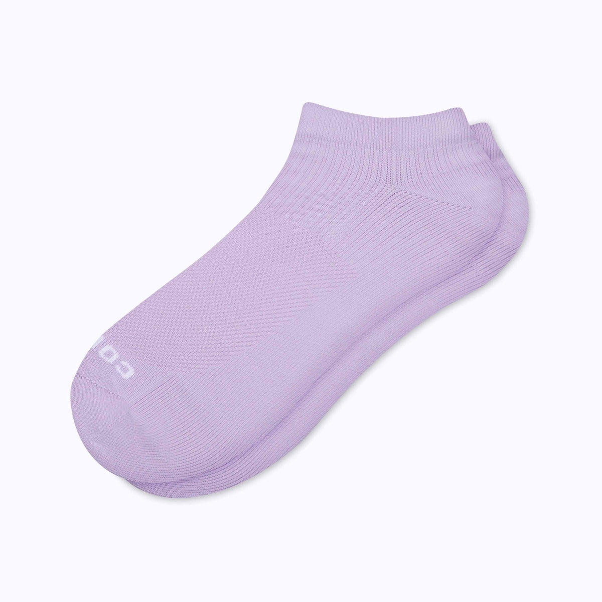 Comrad Ankle Compression Socks, Lavender – flat lay