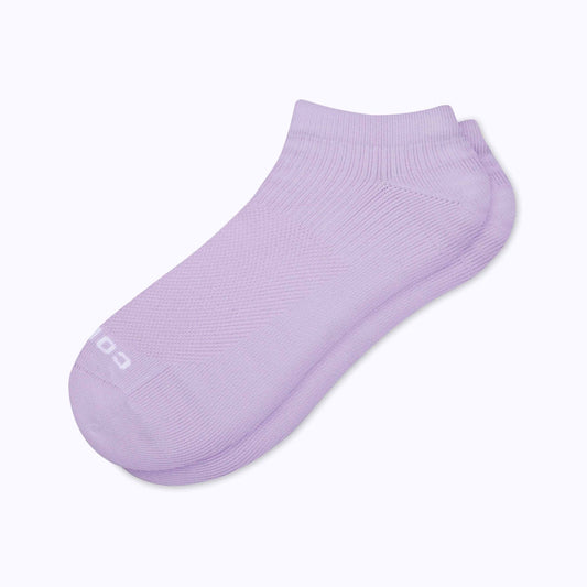 Comrad Ankle Compression Socks, Lavender – flat lay