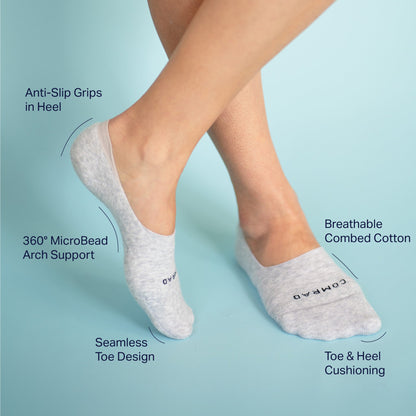 Comrad Combed Cotton No Show Socks – product photo