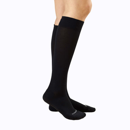 Comrad Knee-High Compression Socks, 3 Pack Solids, Black – product photo