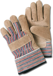 Leather Palm Safety Work Gloves