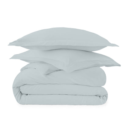 Whisper Organics 300 TC Organic Sateen Duvet Cover Set, Shore – product shot