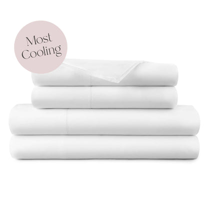 Whisper Organics 270 TC Percale Sheet Set with Picot Embroidery – product photo
