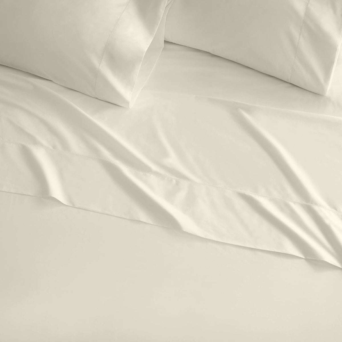 Whisper Organics 270 TC Percale Sheet Set with Picot Embroidery – product photo