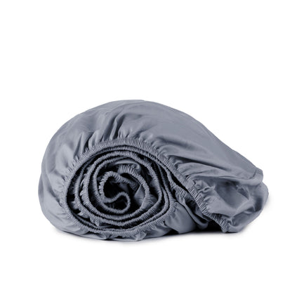 Whisper Organics 300 TC Organic Sateen Fitted Sheet, Mineral – product photo