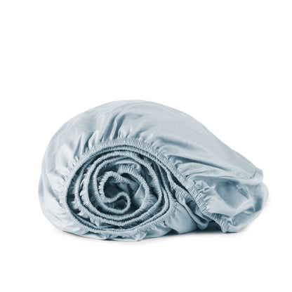 Whisper Organics 300 TC Organic Sateen Fitted Sheet, Powder – product photo
