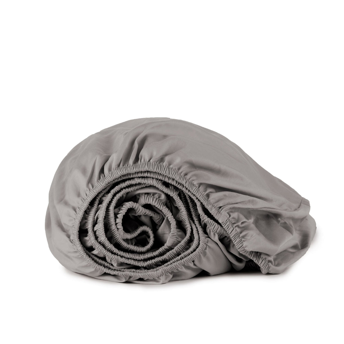 Whisper Organics 300 TC Organic Sateen Fitted Sheet, Stone – product photo