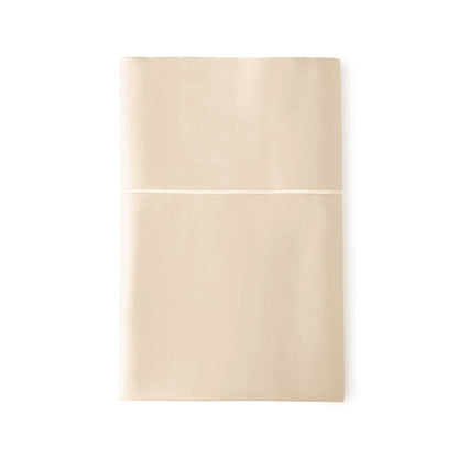 Whisper Organics 300 TC Organic Sateen Flat Sheet, Dune – flat lay