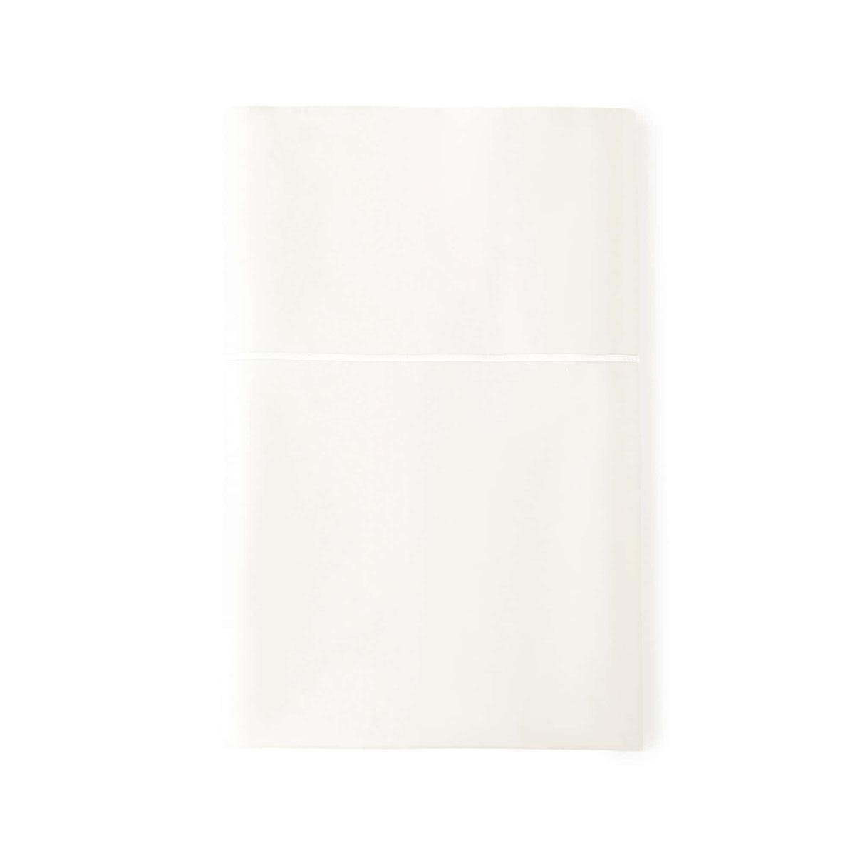 Whisper Organics 300 TC Organic Sateen Flat Sheet, Natural – flat lay