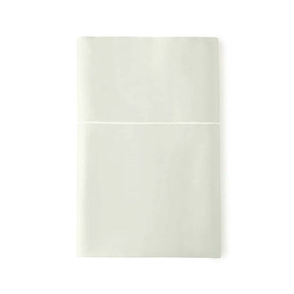 Whisper Organics 300 TC Organic Sateen Flat Sheet, Pastel Green – flat lay