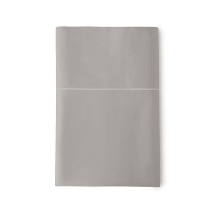 Whisper Organics 300 TC Organic Sateen Flat Sheet, Stone – flat lay