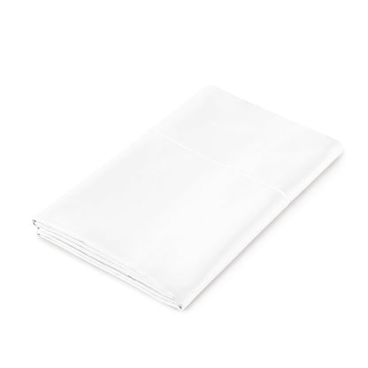 Whisper Organics 500 TC Organic Sateen Flat Sheet, White – flat lay