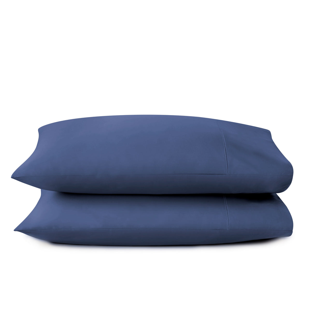 Whisper Organics 300 TC Organic Sateen Pillowcase Set, Navy – product photo