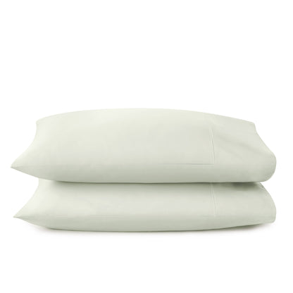 Whisper Organics 300 TC Organic Sateen Pillowcase Set, Pastel Green – product photo