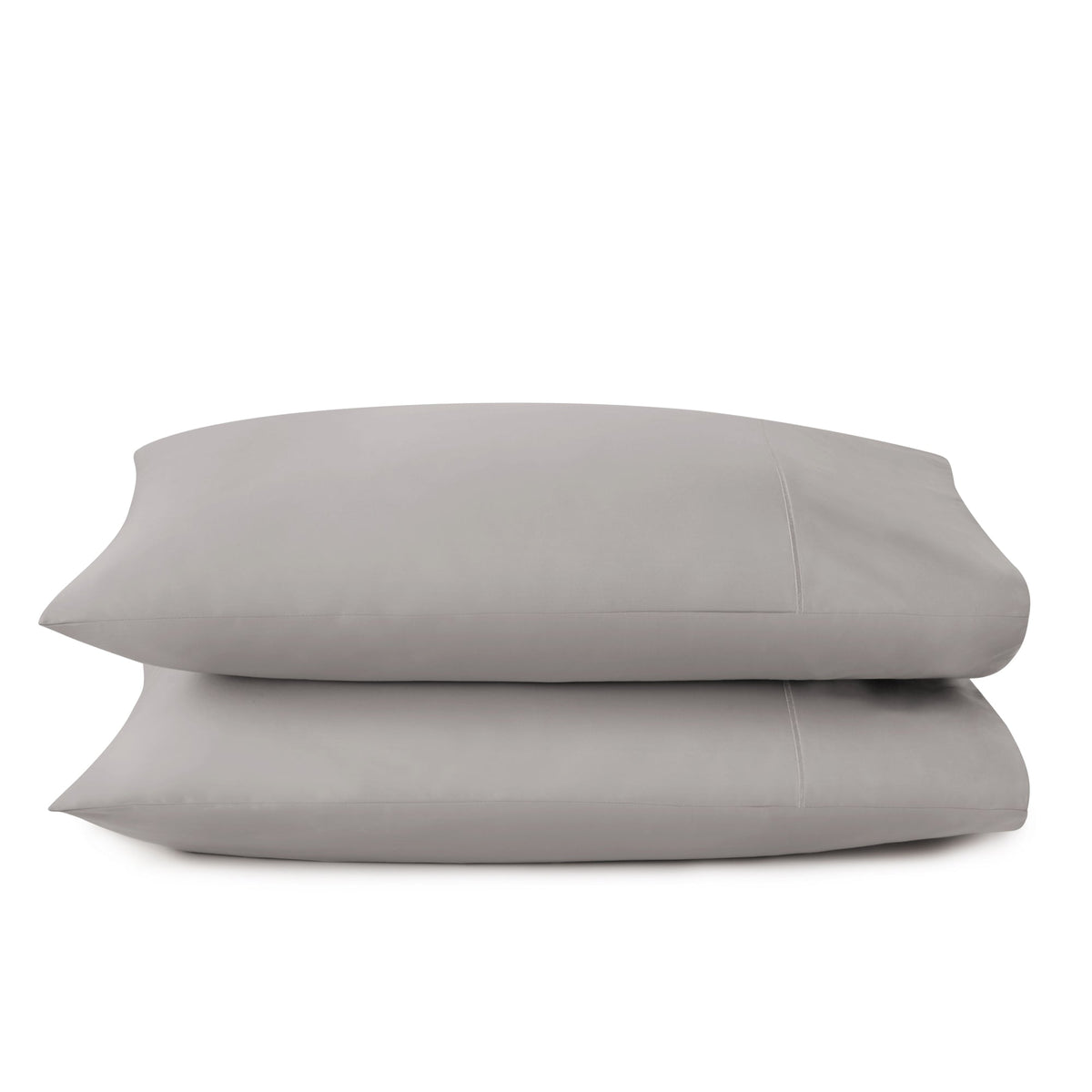 Whisper Organics 300 TC Organic Sateen Pillowcase Set, Stone – product photo