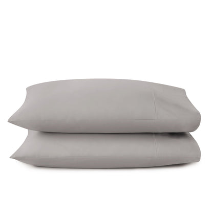 Whisper Organics 300 TC Organic Sateen Pillowcase Set, Stone – product photo