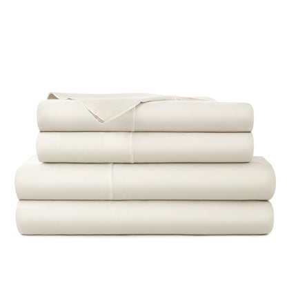Whisper Organics 300 TC Organic Sateen Sheet Set, Beige – product photo
