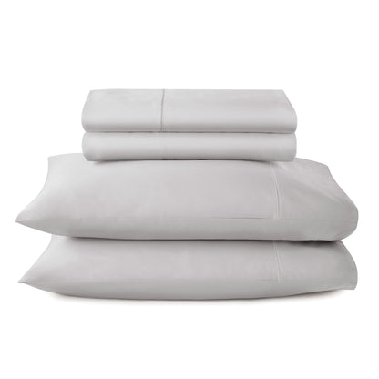 Whisper Organics 500 TC Organic Sateen Sheet Set, Grey – product photo