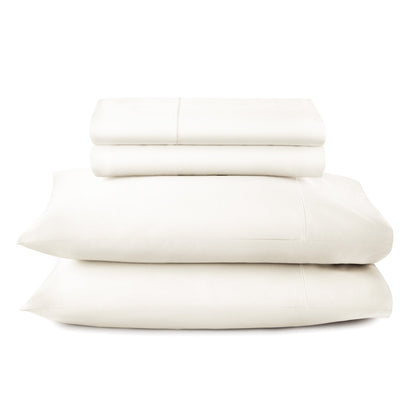 Whisper Organics 500 TC Organic Sateen Sheet Set, Natural – product photo