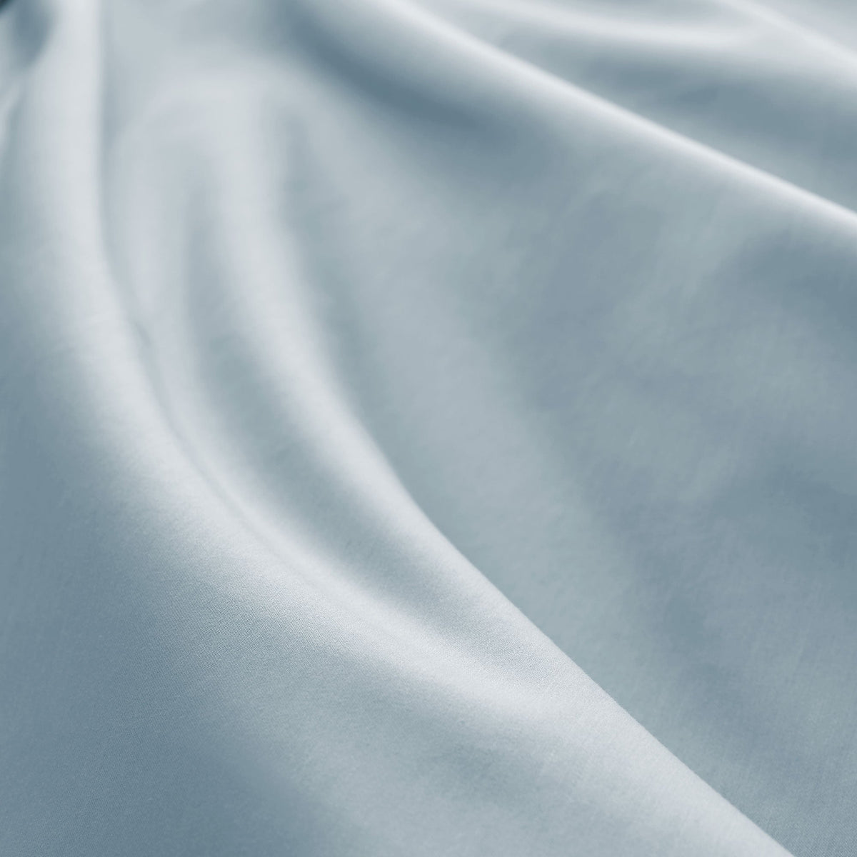 Whisper Organics 300 TC Organic Sateen Sheet Set, Powder – fabric close-up