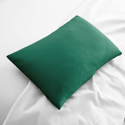 Bamboo is Better Cooling Bamboo Travel Pillowcase, Emerald Green – product shot
