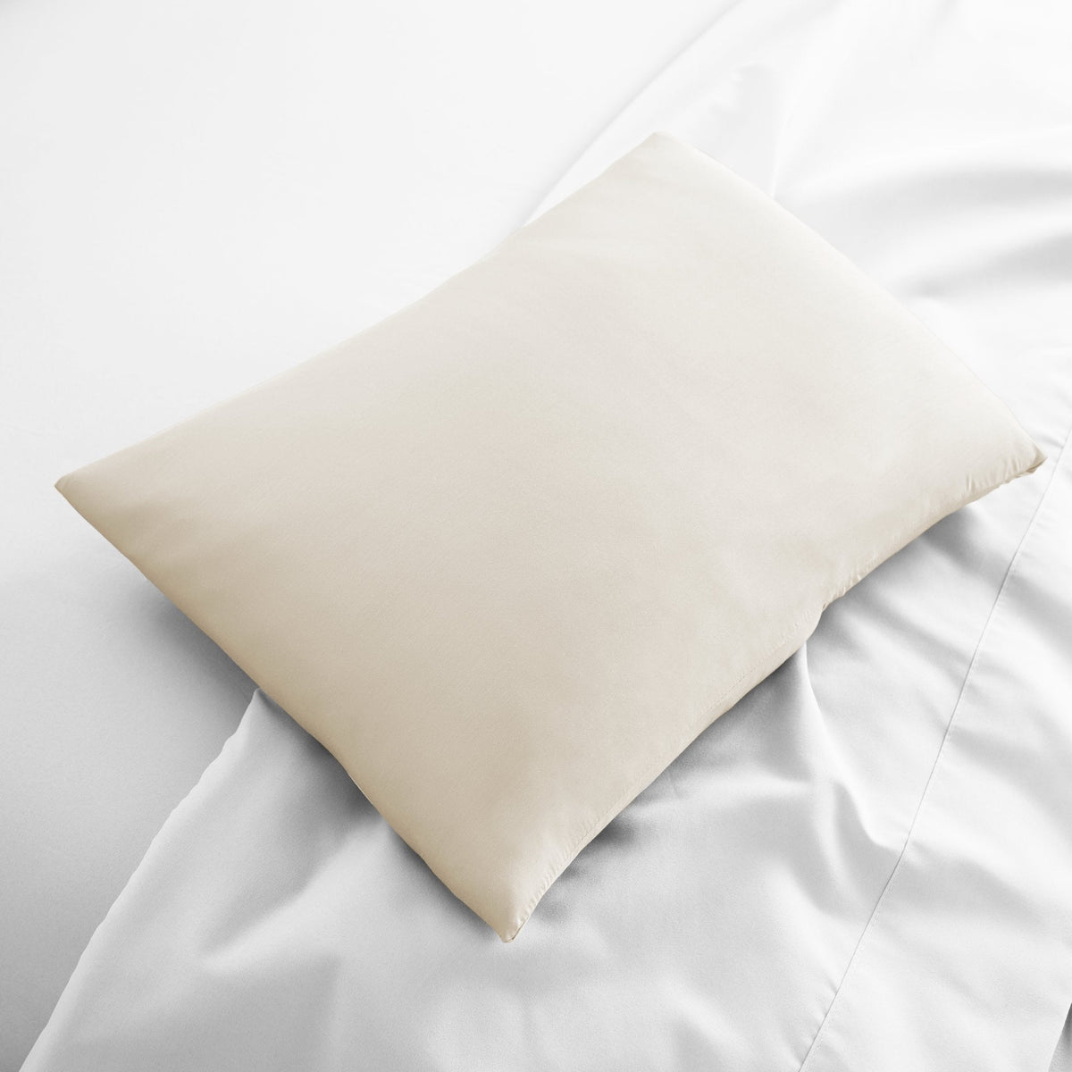 Bamboo is Better Cooling Bamboo Travel Pillowcase, Ivory – product shot
