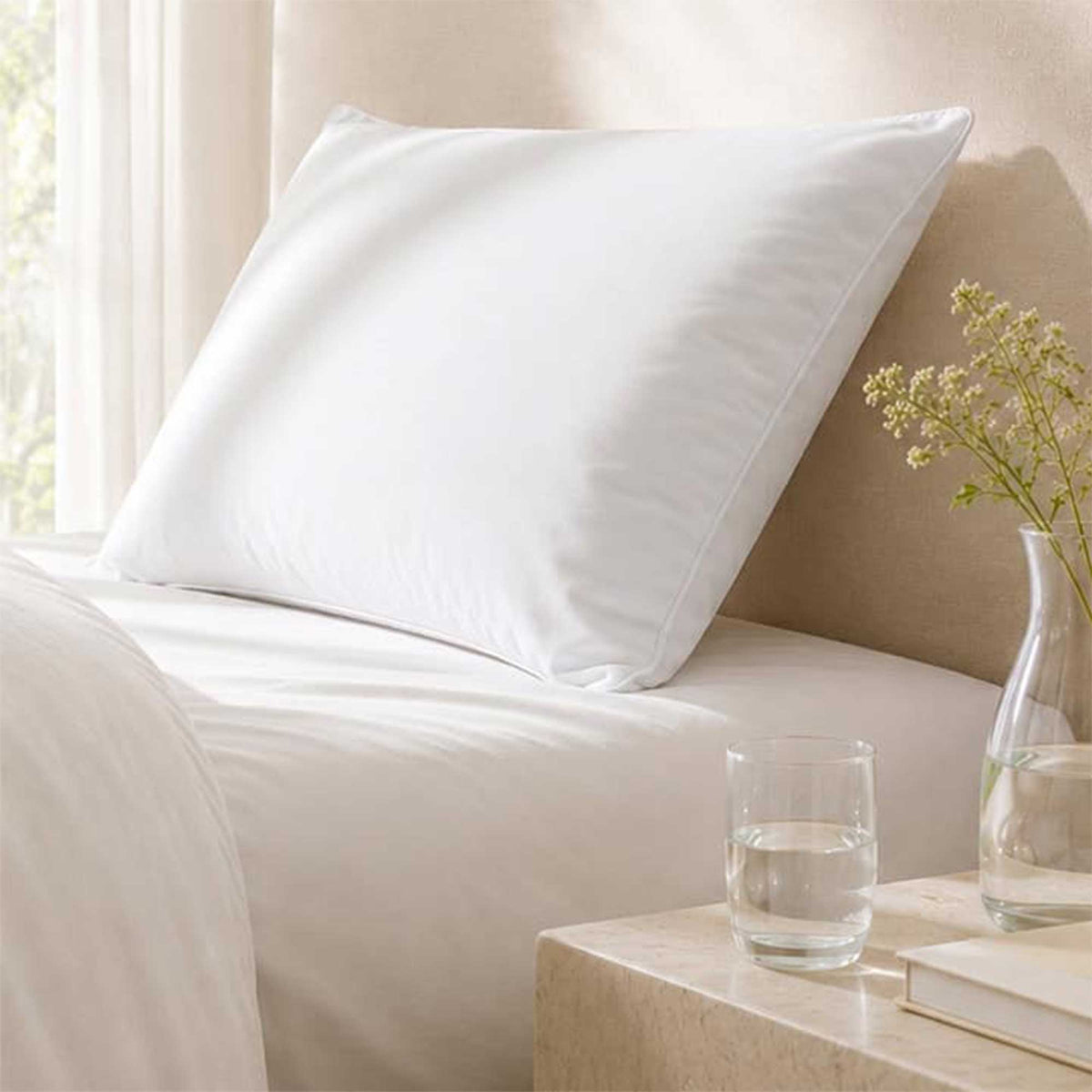 Whisper Organics Organic Cotton Waterproof Pillow Protector – product photo