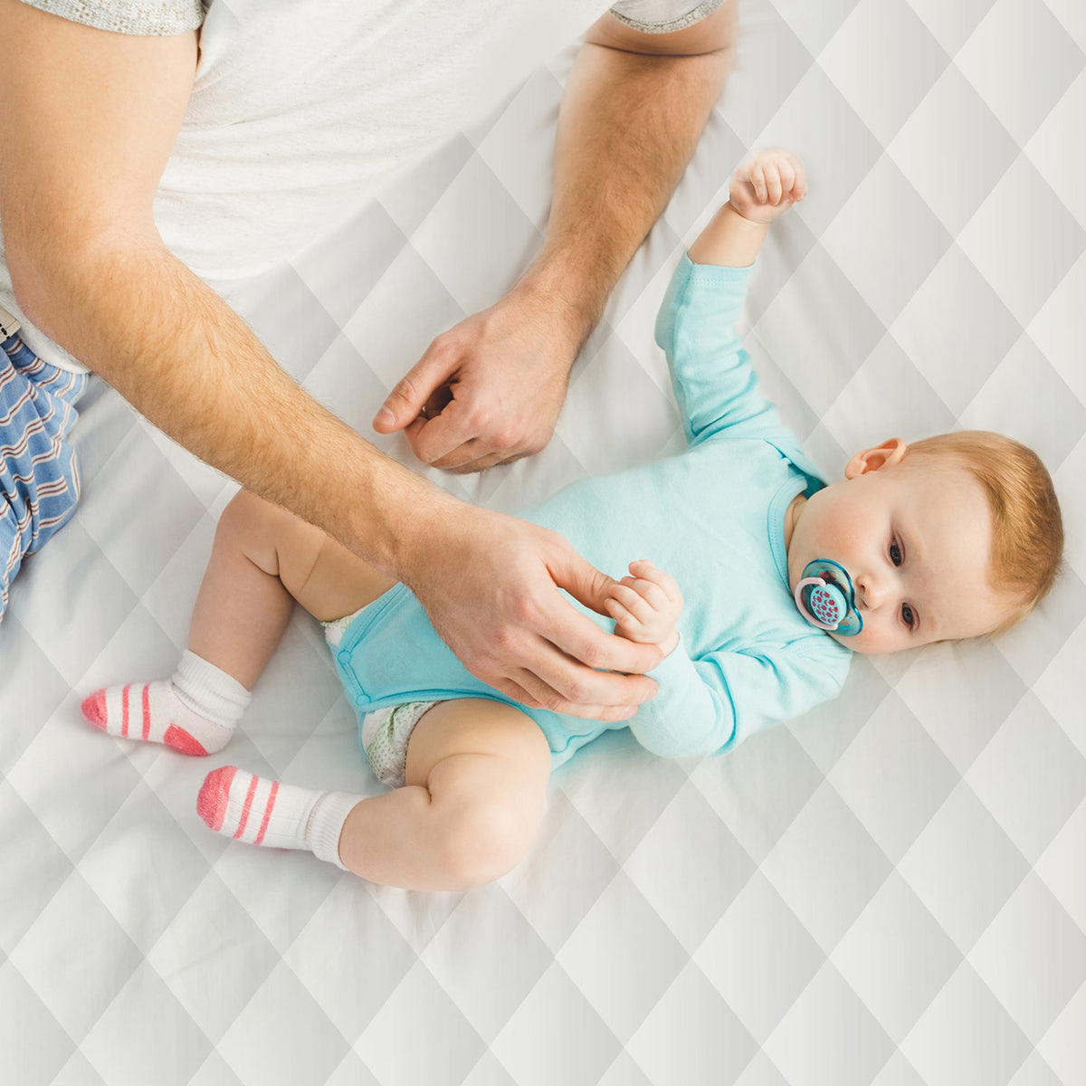 Whisper Organics Luxury Organic Cotton Quilted Mattress Pad – product photo