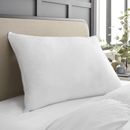 Whisper Organics Down Alternative Hollow Fiber Pillow – lifestyle photo