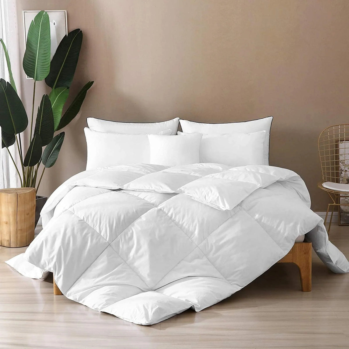 Bamboo is Better Bamboo Viscose Duvet Comforter – foot-of-bed view