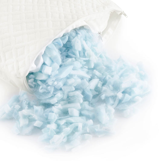 Bamboo is Better Gel-Infused Memory Foam Pillow Refill – shredded memory foam fill
