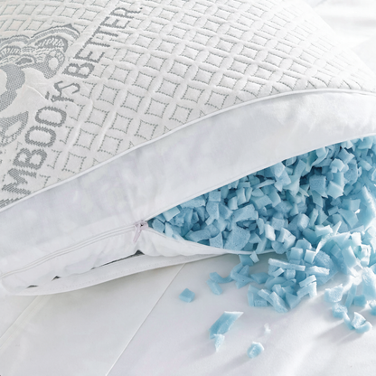 Bamboo is Better Adjustable Bamboo Cooling Bed Pillow – memory foam fill