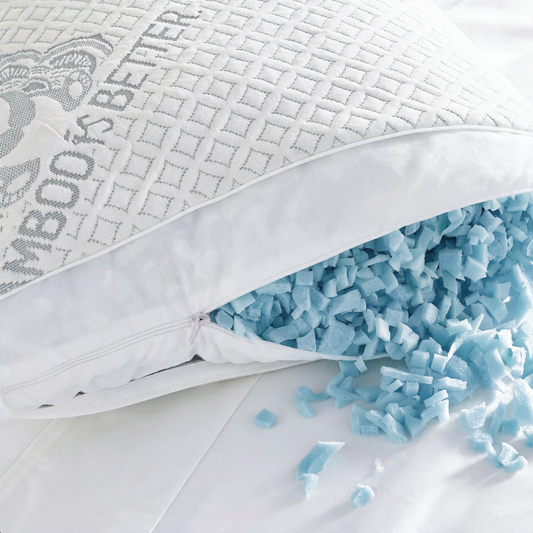 Bamboo is Better Adjustable Bamboo Cooling Bed Pillow – memory foam fill