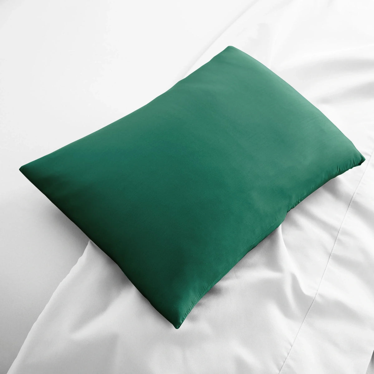 Bamboo is Better Cooling Bamboo Travel Pillowcase, Emerald Green – product photo