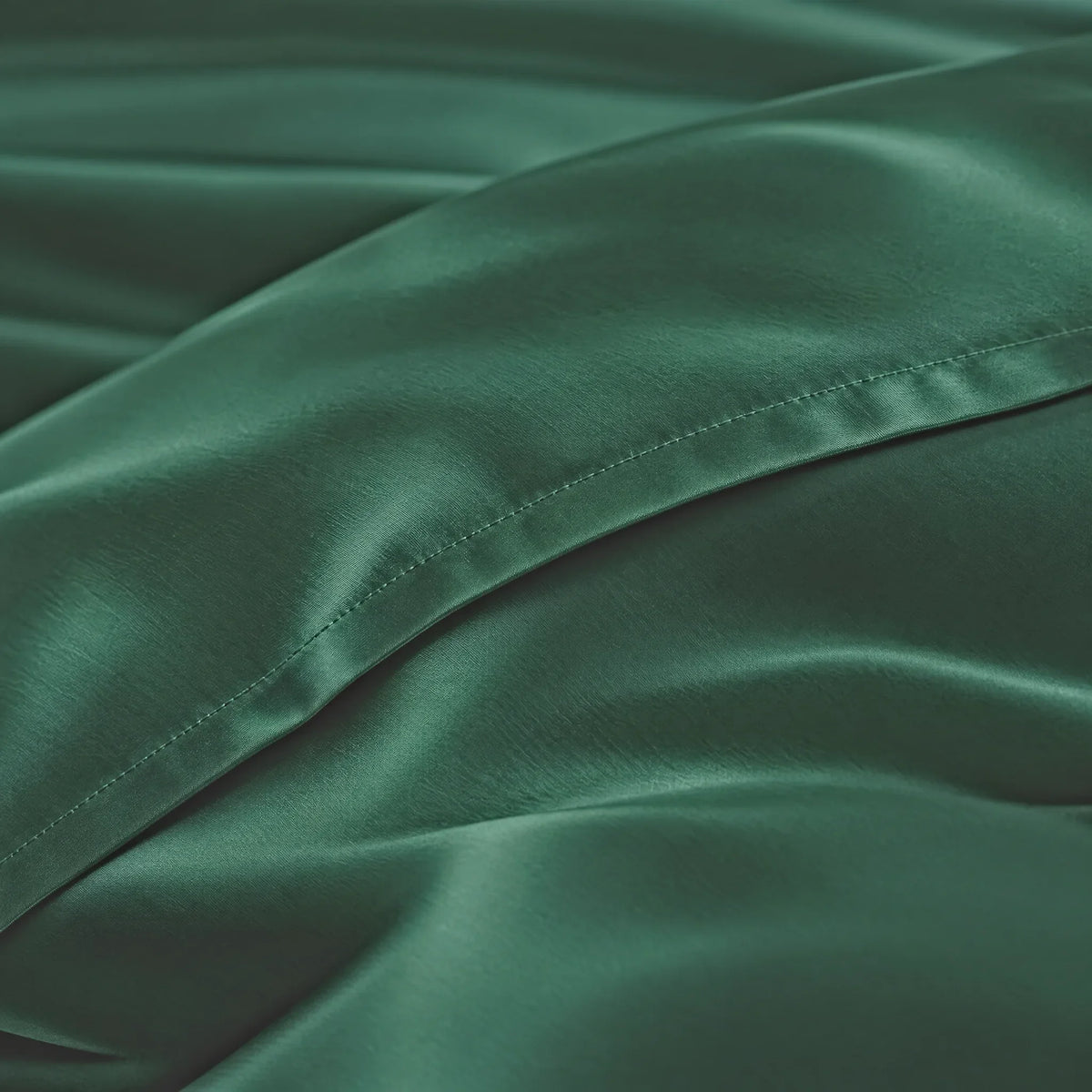 Bamboo is Better Cooling Bamboo Travel Pillowcase, Emerald Green – fabric close-up