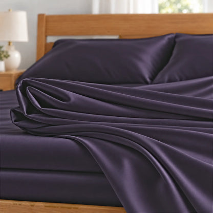 Bamboo is Better Cooling Bamboo Body Pillowcase, Royal Purple – close-up