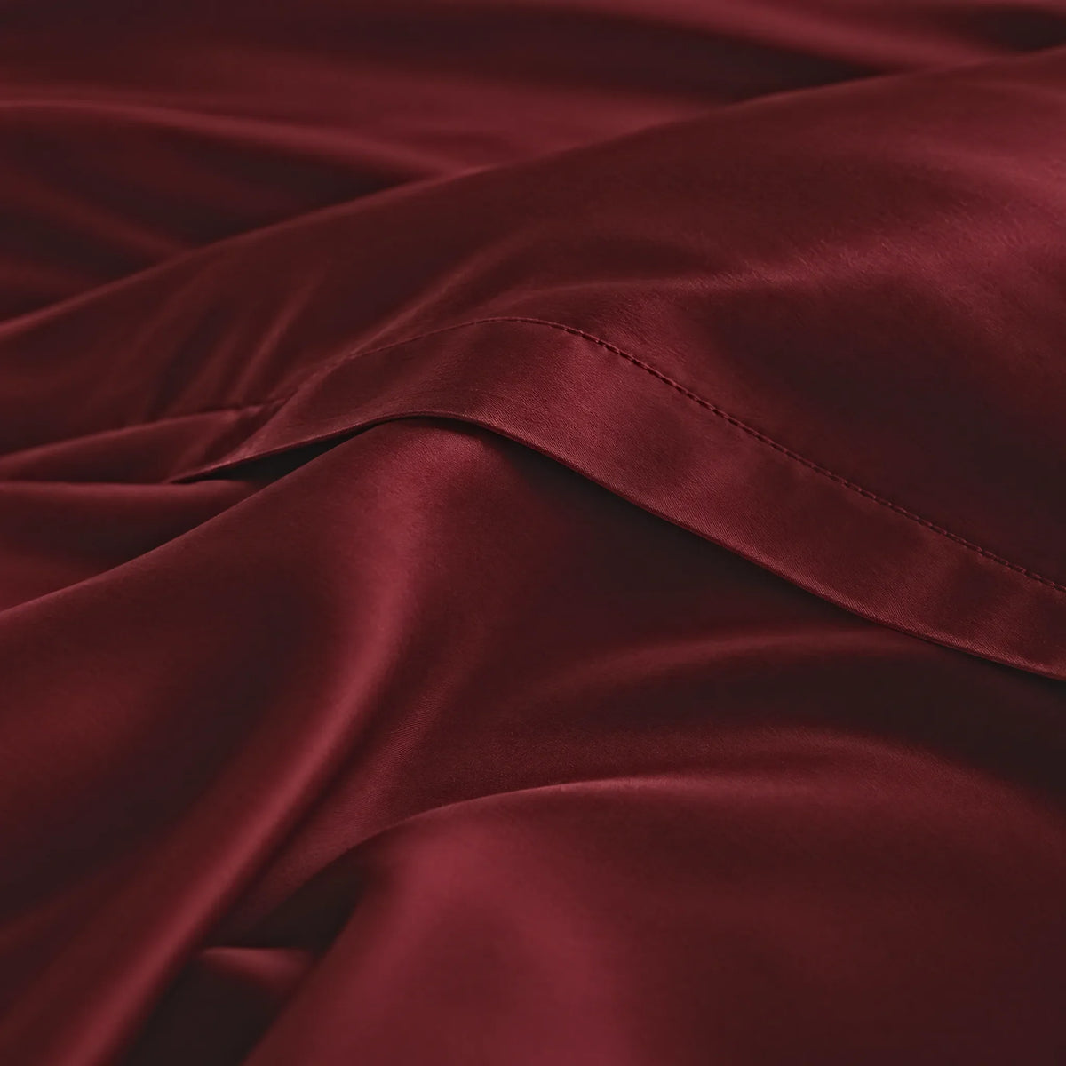 Bamboo is Better Cooling Bamboo Travel Pillowcase, Ruby Red – fabric close-up